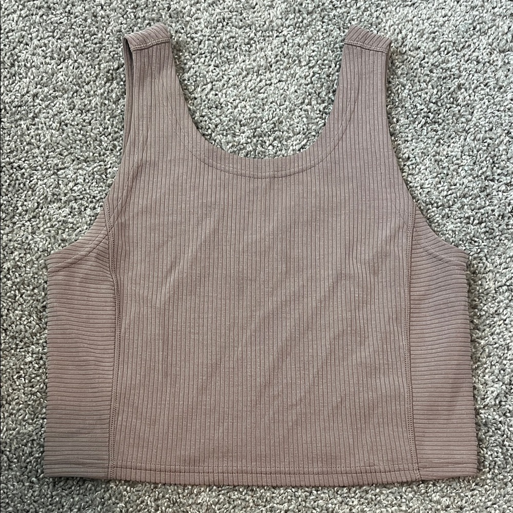 lululemon athletica Ribbed Tank Top in Taupe